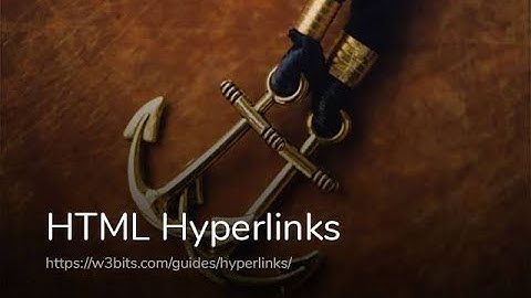 HSC ICT | Chapter 4 | HTML & Web Design | Hyperlink, Image Tag