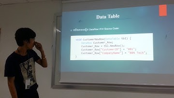 4-Advanced C#: Chapter 5 DataAdapter, DataSet and DataTable; Presentation by Mr. Phon Kongkea