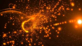 Animated abstract orange background blurred lights | Video Effects