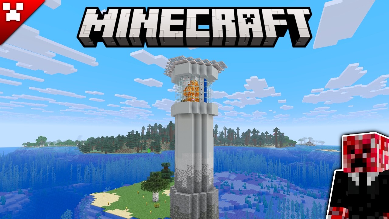 Building a multi-purpose LIGHTHOUSE in Minecraft Survival! - YouTube