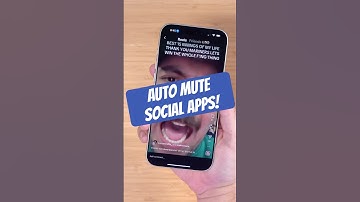 Auto Mute Social Apps on iPhone! #iphonetips #shortcuts