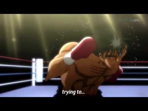 Takamura Vs Hawk Burst in Rage - Hajime no Ippo -Clip # 3