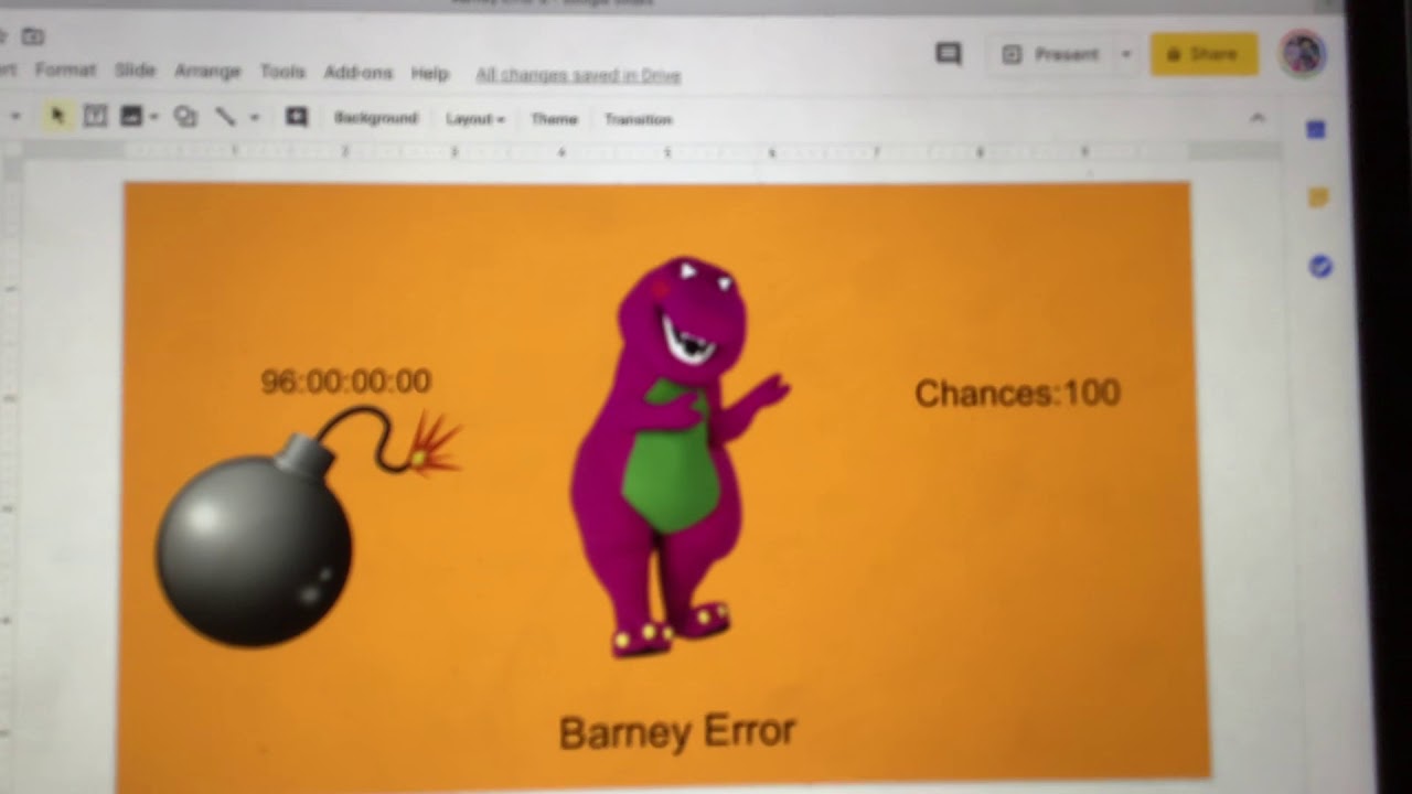 barney error 6 part 1 barney error 6 part 1