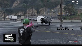 GTA 5 Epic Battle with Cops Using Cheat Code | GTA 5 Fight With Cops