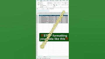 ✅ 🎥“Stop Ugly Excel Formatting Instantly! 🔥 Use Ctrl+T Trick! 💥”