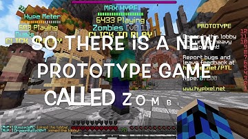 New Hypixel Prototype Lobby Game! ZOMBIES