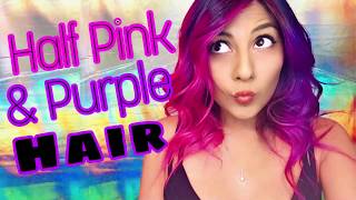 Dying my Hair Pink and Purple PULP RIOT