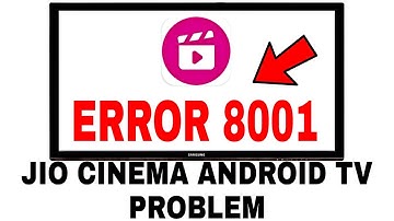 Jio Cinema Error 8001 | Jio Cinema On Android Tv Not Working | Jio Cinema App Not Opening