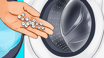 ¿Por qué poner aspirinas en la lavadora?