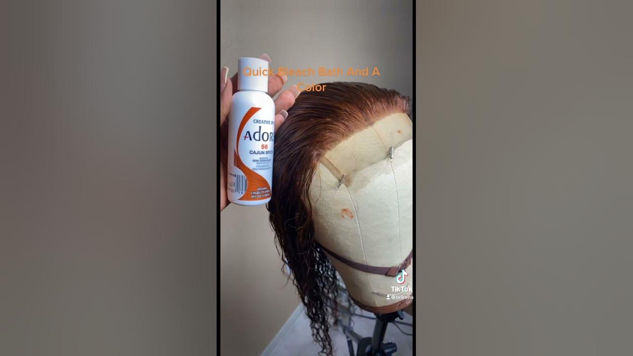 Bleach Bath & Color On A BriiRena Beauty Unit YouTube