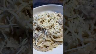 Homemade Fettuccini Carbonara #shorts #short #viral #fyp #fypシ #food #foodie #dinner #cooking #pasta