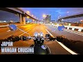 [4K] Wangan Bay Cruising 🌉 | Rainbow Bridge &amp; Tokyo Tower | Triumph Bonneville T100 | POV