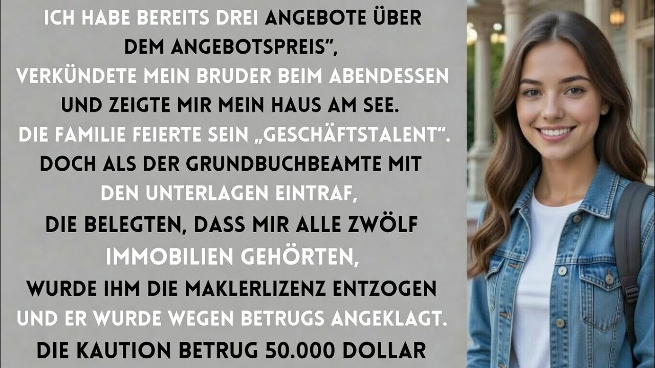 Mein Bruder hat mein Seehaus auf Zillow inseriert – der Grundbuchbeamte tauchte mit einer Anzeige..