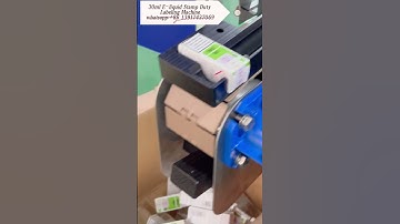30ml E-liquid Stamp Duty Labeling Machine/How does labeling machine work???