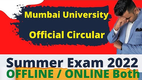 Mumbai University Summer Exam 2022 | Official Circular Released | Toshib Shaikh | MSBTE New Update