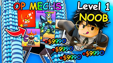 Starting Over as NOOB with New OP MECHA PETS in Climb and Jump Tower! (Patronas Towers Update)