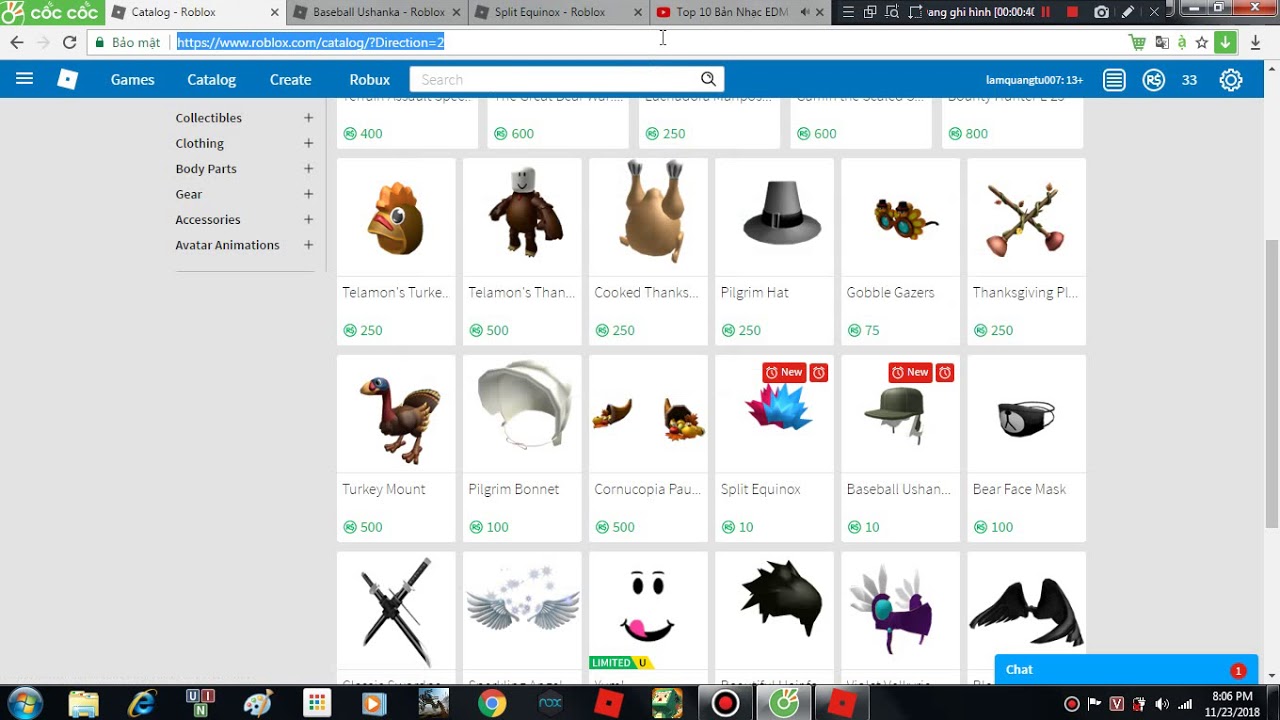 Roblox-Sell Items-Limited Black Friday - YouTube