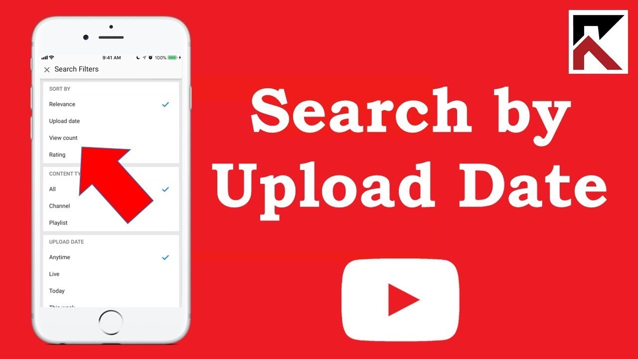 How To Search Videos By Upload Date YouTube iPhone - YouTube