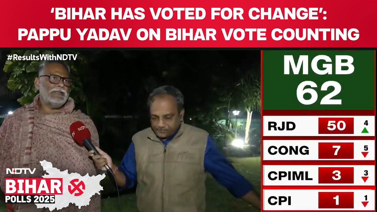 Pappu Yadav On Bihar Results | ‘Bihar Has Voted for Change’, Pappu Yadav Congratulates Biharis