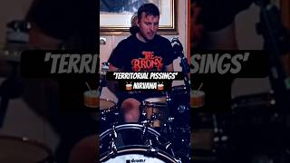 Territorial Pissings -Nirvana🥁#drumming #nirvana #drumcover #davegrohl  #kurtcobain #shorts