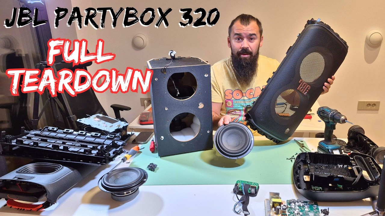 JBL Partybox 320 ПОЛНАЯ разборка