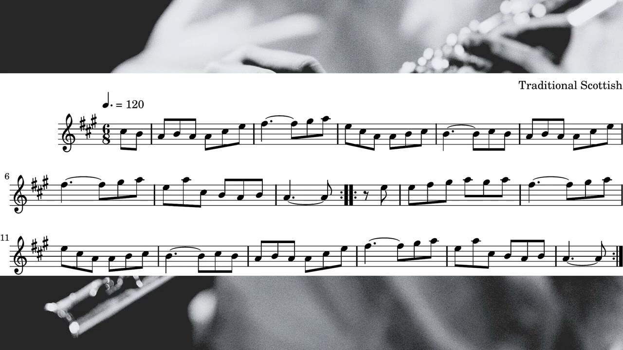 I Lo'e Nae a Laddie but Ane - Flute Solo Arrangement (Link in the description)