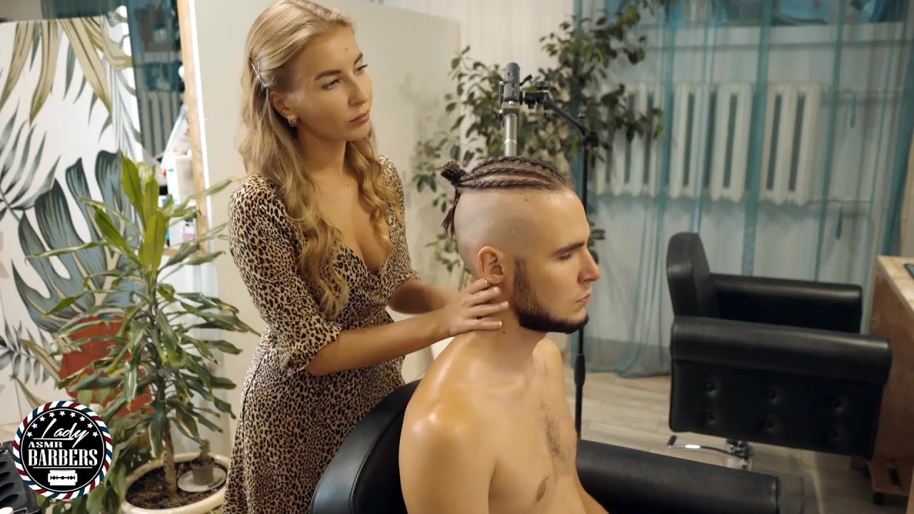 Serenity Awaits ASMR Massage by Barber Lady Irene for Men