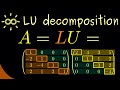 LU decomposition - An Example Calculation [dark version]