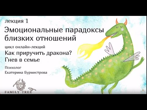 Екатерина Бурмистрова | «Эмоциональные парадоксы близких отношений»|Цикл лекций «Гнев в семье»