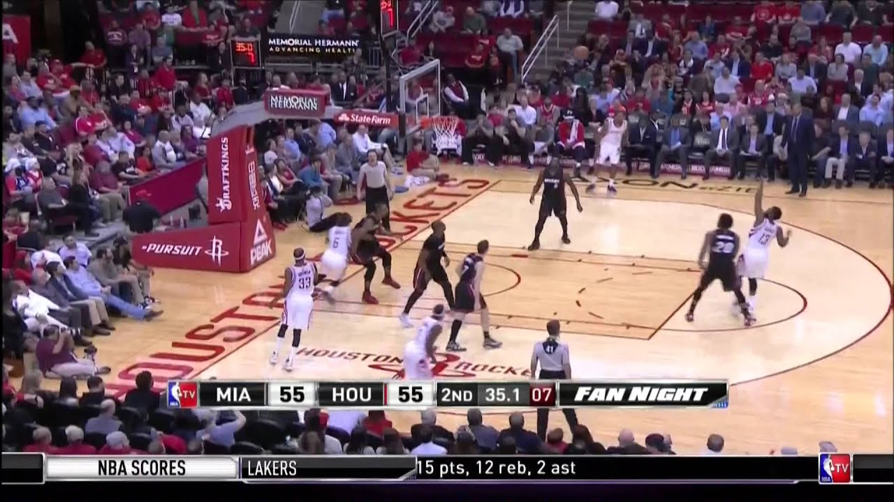 February 02, 2016 - NBATV - Game 49 Miami Heat @ Houston Rockets - Loss (27-22)(NBA Gametime)