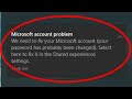 How to solve Microsoft Account Problem-We need to fix your microsoft account windows 10