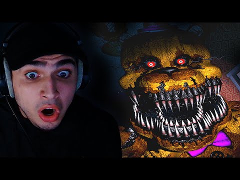 SCARIEST FNAF EVER!! FIRST TIME PLAYING FNAF 4