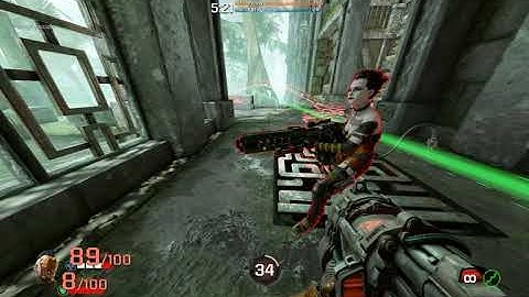 Quake Champions Mad Instagib Bots on Medium difficulty
