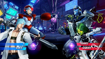 Megaman X & Dante vs Thanos & Gamora (Very Hard) Marvel vs Capcom | 4K UHD Gameplay