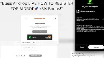Bless Network Airdrop LIVE : How To Register For $TIME AIDROP! | REGISTER Now GET 5% Bonus TGE Soon