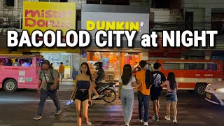 Walking at Night in BACOLOD CITY, Philippines 🇵🇭 | Streets of Downtown Bacolod at Night!