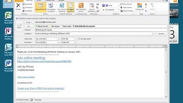 Microsoft Lync how to schedule a meeting for a large audience