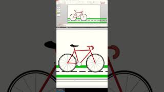 😊 How to Create Beautiful Bicycle Animation in Powerpoint #shorts #PPT #Bicycle