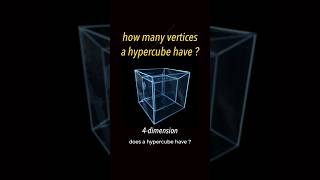 How many vertices does a hypercube of 4 dimension have? - tesseract