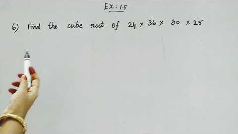 8th Maths || Chapter-1 (Ex:1.5,Qn:6) || TN(2020-2021)Samacheer || Explained in Tamil