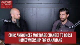 CMHC Announces Mortgage Changes to Boost Homeownership for Canadians