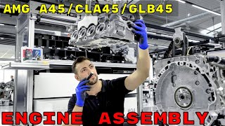 2020 Mercedes-AMG A45 \/ CLA45 \/ GLB45 – Engine Assembly video