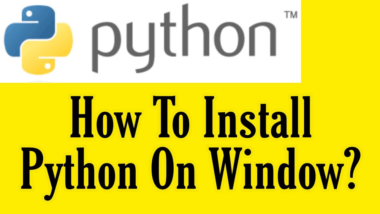 (1)How To Install Python On Windows | Python Course - YouTube