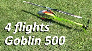 MASSIVE Goblin 500 video of 4 flights and tuning
