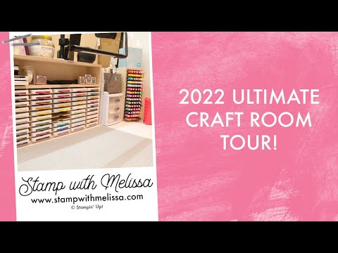 CRAFT ROOM TOUR! | Stamp with Melissa (Stampin' Up! Demo)