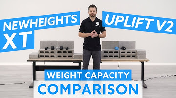 NewHeights XT vs. Uplift v2 Standing Desk Weight Capacity Comparison