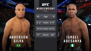 UFC 4 Anderson Silva VS Israel Adesanya