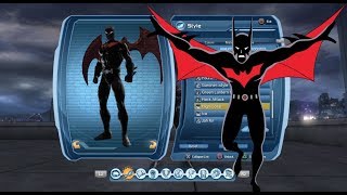 DCUO Creations: Make the Perfect Batman Beyond - 3 Variations