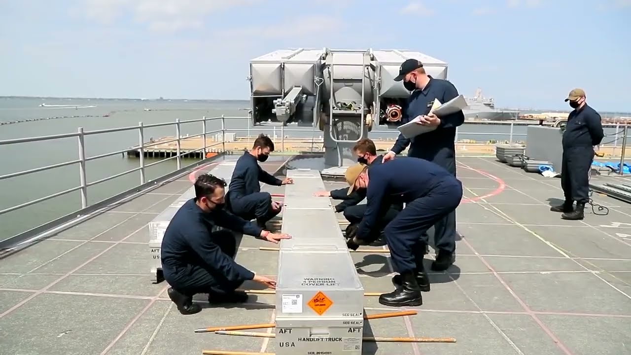 Mk 29 Sea Sparrow Missile Launcher   RIM 162 ESSM