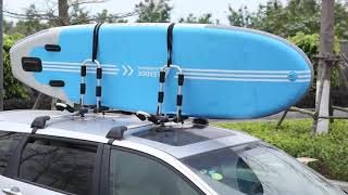 2 in 1 Aluminum Rooftop Folding J Bar Kayak Car Roof Rack for Canoe Surfboard SUP 2 in 1 Aluminum Rooftop Folding J Bar Kayak Car Roof Rack for Canoe Surfboard SUP
